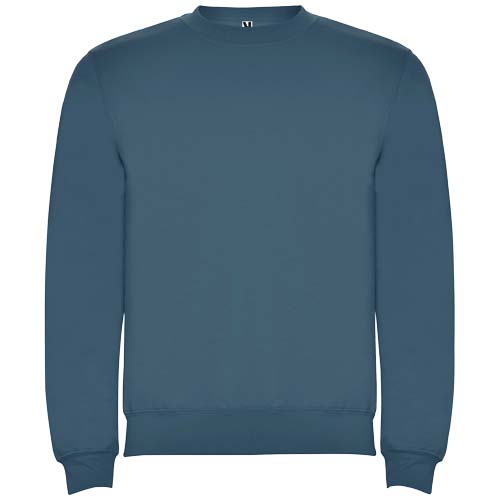 Pull ras du cou unisexe personnalisable 280gr Clasica ROLY Bleu tempête